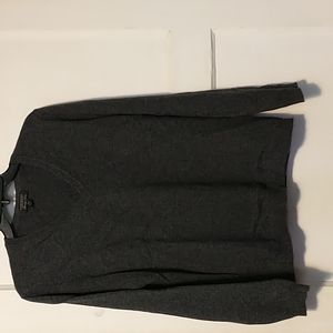 Charter Petite XL charcoal heather v neck pullover